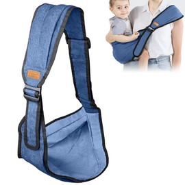 Baby Sling Baby Toddler Carrier Side Ergonomic Toddler Carrier, Children's Carrier 2-3 Years, Baby Carrier Carrier, Adjustable Baby Carrier for Newborns to 3-36 Months, Toddlers up to 20 kg (D)