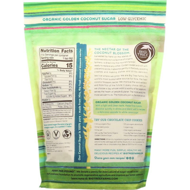 Big Tree Farms (NOT A CASE) Organic Golden Coconut Sugar