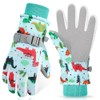Guantes de invierno para niños y niñas, guantes de nieve