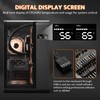 darkFlash ATX Mid-Tower PC Case with Screen, Three Side Glass,