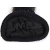 styleBREAKER 04024155 Women's Knitted Bobble Hat with Pearls and Fleece