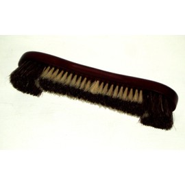 DELUXE 12" MAHOGANY QUALITY SNOOKER/POOL TABLE BRUSH WITH GENUINE HORSEHAIR **