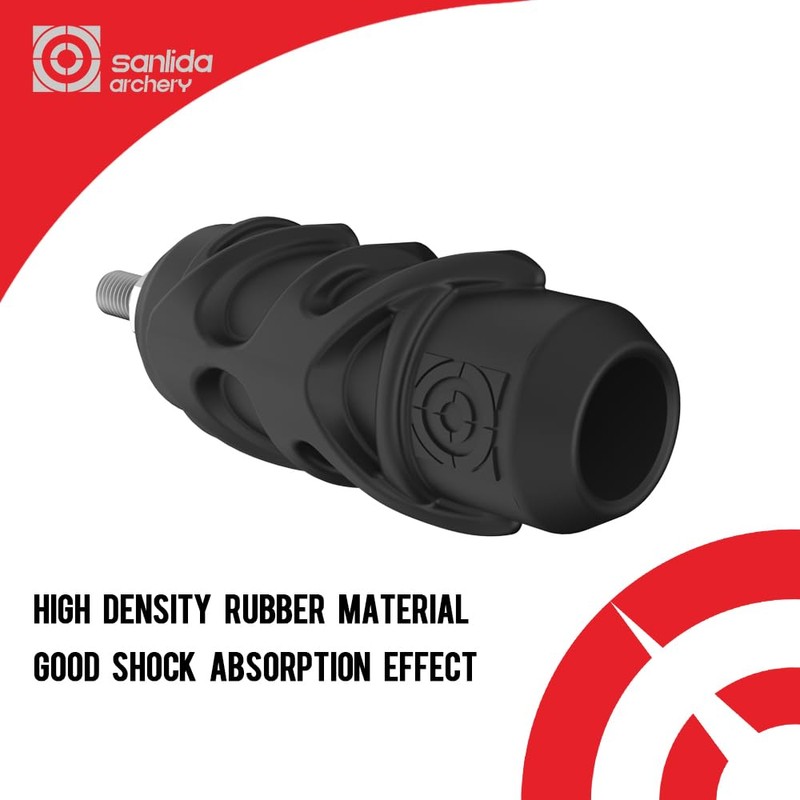 sanlida Archery Dragon X9 Stabilizer Bow Riser Extension Dampener, Easy