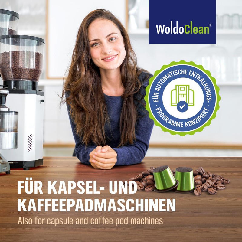 2-in-1 Descaling Tablets for Fully Automatic Coffee Machines 6 x