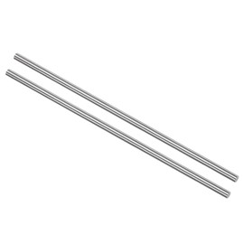 sourcing map 2pcs Round Steel Metal Rods, 4.5mm x 200mm High Speed Steel (HSS) Lathe Bar Stock Tool, for Shaft Gear Drill Lathes Boring Machine Turning Miniature DIY Craft