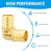 Znkiok 20 Pack 1/2 inch pex coupling Fittings, For 1/2''