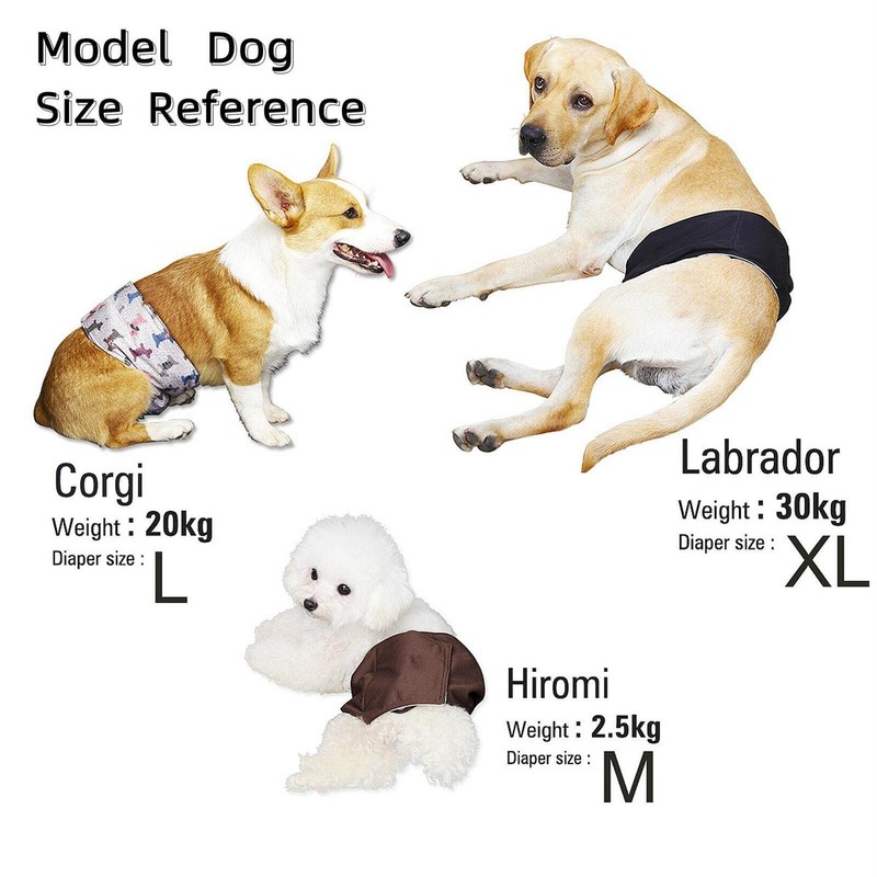 Washable Nappies for Dogs and Dogs for Belly Bands