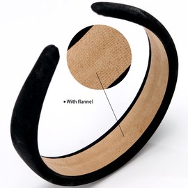 3 Pieces Leather Hard Headband Wide PU Padded Headband Retro Style Hair Band Fashion Comfortable Headbands for Women and Girls (Black + White + Grey Green)