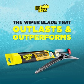 Invisible Glass CSB26 Ceramic Silicone 26-Inch Wiper Blade High Endurance Automotive Replacement Windshield Wiper Blade with Rain Repellent Coating All Weather Beam Blade