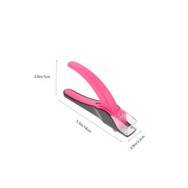 Outanaya Portable Metal Nail Clipper U Shaped Design for Easy Fingernail Toenail Trimming Durable Lightweight Manicure Tool for Home Salon and Travel Use