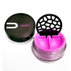 Lensbix Purist Contact Lens Case for Modern People in Simple Design (Purist Pink))