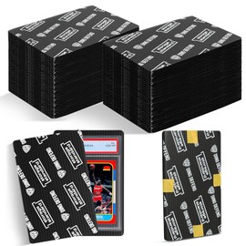 Ding Defend 4x6 Black Trading Card Shipping Protector 110 Pack - Sports Card Protectors Hard Plastic w/Rounded Corners, Hobby Shipping Shield for Graded Cards, Slabs, Top Loaders