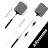 Soodyoow Fly Swatter, Pack of 4 Colourful Extendable Fly Swatter