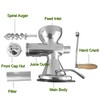 304 Stainless Steel Wheatgrass Juicer, Hand Crank Fruit Press for