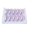 5pcs Colorful Eyelashes Dramatic Gradient Color False Eyelashes Fluffy 3D