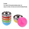 6Pcs set Color Stainless Steel Bowl Heat Insulation Salad Noodles