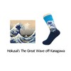 SoxEra Famous Paintings Printed Whimsical Socks - Casual Crew -