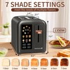 SEEDEEM Toaster 2 Slice, Touch Control Stainless Toaster LCD Display,