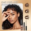 Eyebrow Gel Easy Peel Off Brow Gel Transfer-Proof Dark Brown