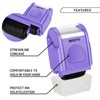 Miseyo Identity Theft Protection Roller Stamps for Data Barcode ID