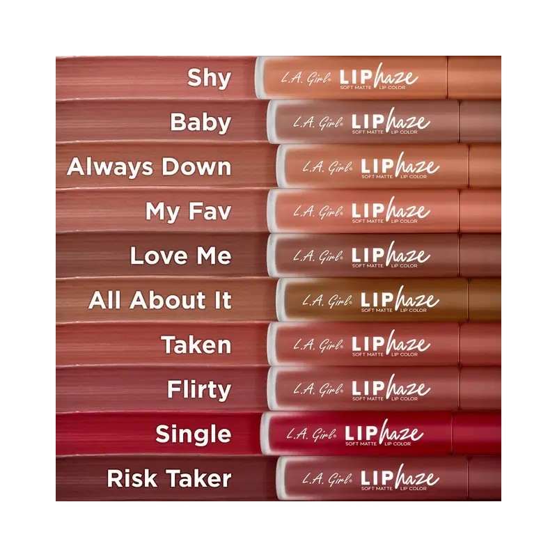Labial Lip Haze Soft Matte Larga Duración L.a Girl