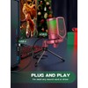 FIFINE AmpliGame PC Gaming Streaming Micrófono USB, Micrófono de sobremesa