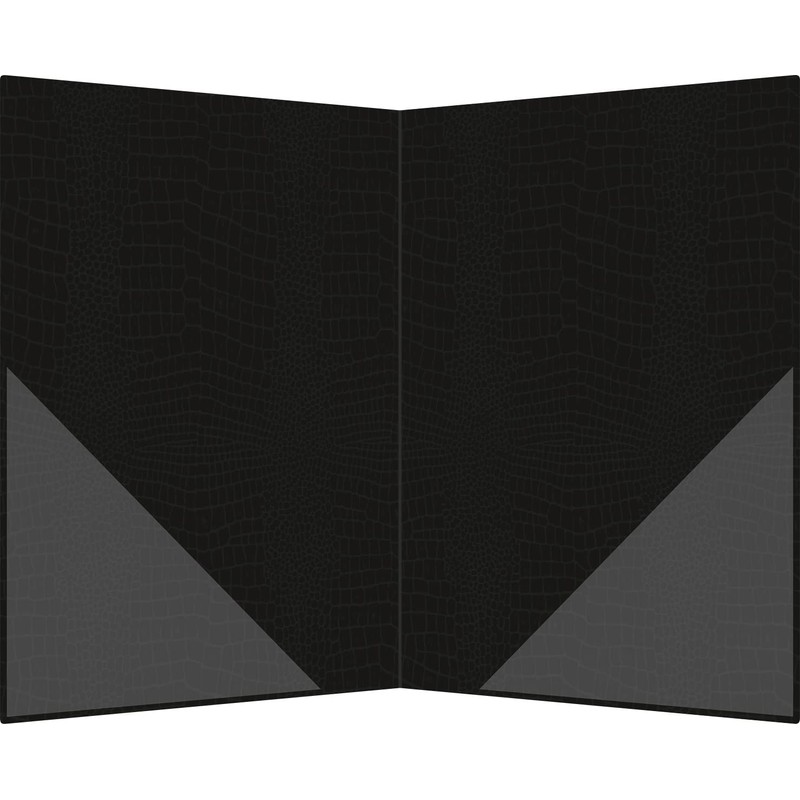 RNKVERLAG Grace 46217 Elegant Certificate Folder Carbon Black with Two