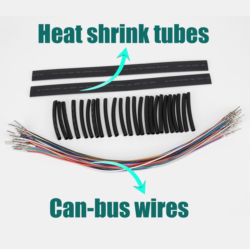 MoKitDora 14" 16" CAN-Bus Handlebar Wiring Extension Harness Kit for