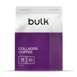 Bulk Bulk Collagen Coffee, High Protein, Iced Latte, 500 g, 20 Servings, Packaging May Vary
