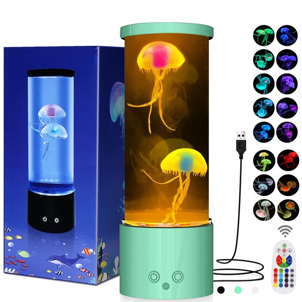 Soarling Quallen Lampe, Quallenlampe LED Quallen Lampe mit 17 Farben