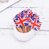 100pcs Mini UK Flags Union Jack Cocktail Sticks Cupcake Toppers