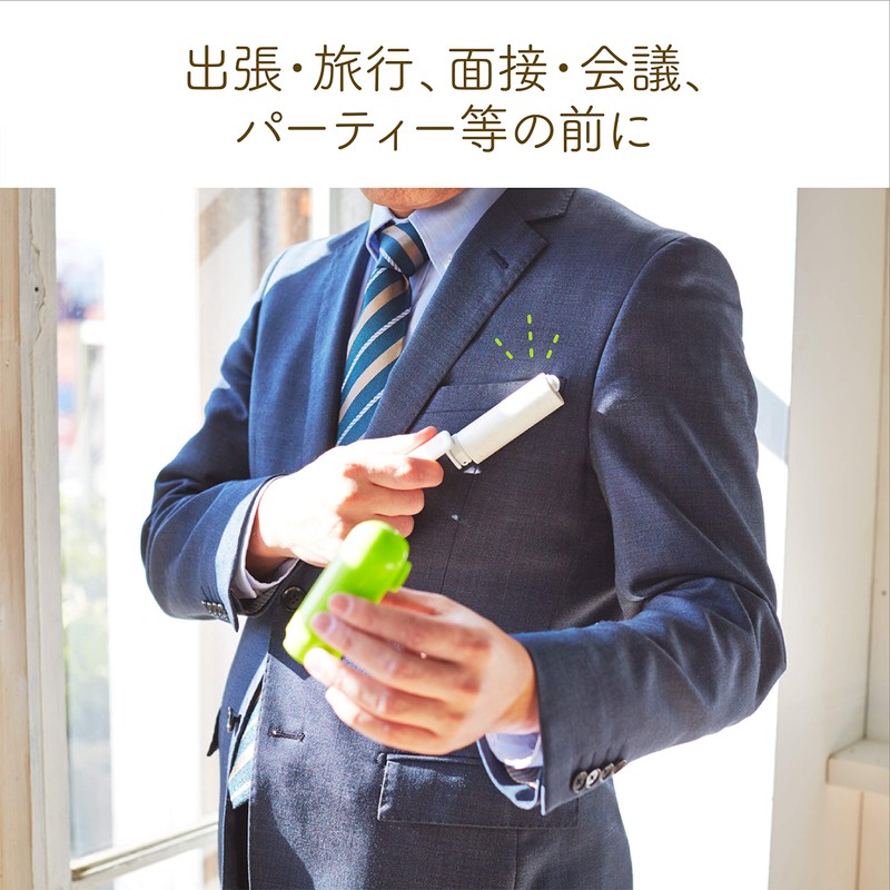 ニトムズ コロコロ 本体 ケータイコロコロ 洋服用 花粉落とし ほこり取り 生地を傷めない テープ幅75mm 30周