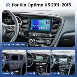 Car Radio for Kia Optima K5 2011 2012 2013 2014 2015, Car Stereo Wireless Carplay Android Auto, Android 13 System, 2+64GB, 9 Inch Touch Screen Bluetooth Car Radio GPS WiFi Dual USB SWC Backup Camera