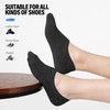 CLOSEMATE 6 Pairs Trainer Socks Men & Women Non-Slip Heel