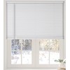 Calyx Interiors 1” Cordless Vinyl Mini Blinds, White, 42.5" W