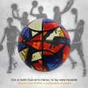 Balón De Basquet Hule Duxx Flow 5 Azul Con Rojo