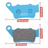 Juego De Balatas Traseras Para Bajaj Pulsar Ns200 Fa208 Mtc