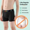 Carer Boys Incontinence Underwear Washable Kids Cotton Incontinence Boxer Briefs