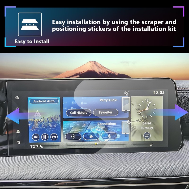 SXCY 2PCS for 2025 Nissan Kicks Screen Protector [SV SR]