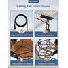 ZMISHIBO Outdoor Ceiling Fans with Lights for Patios, Plug in