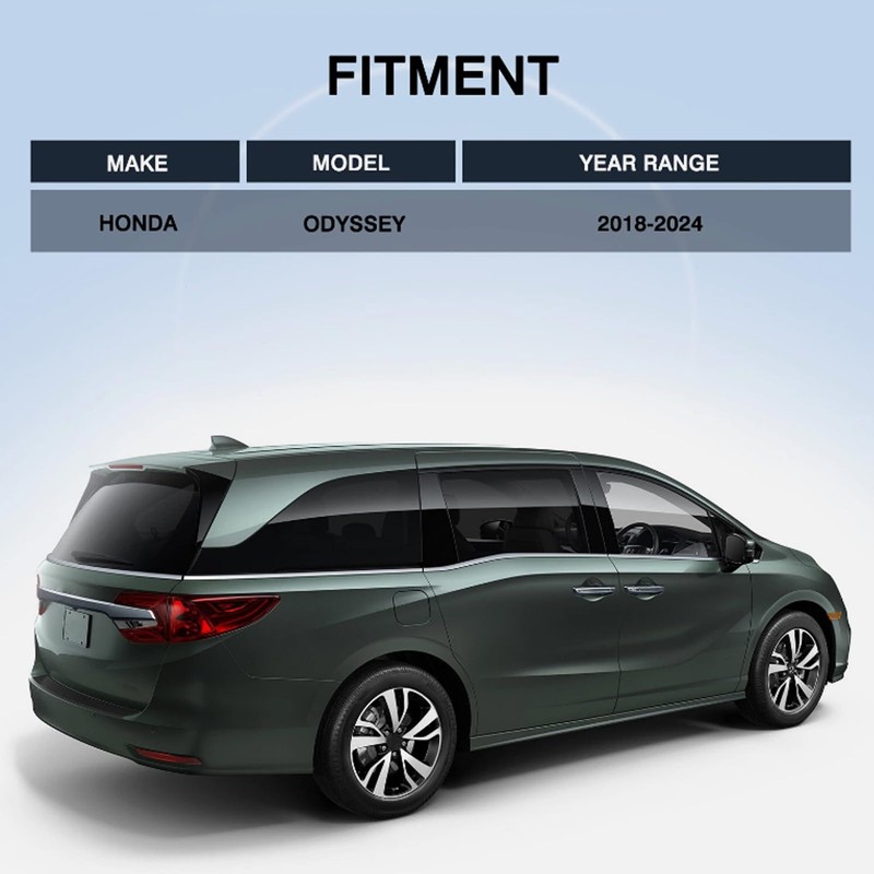 SUPAPRO Rear Bumper Taillights Suitable Fit for 2018-2024 Honda Odyssey