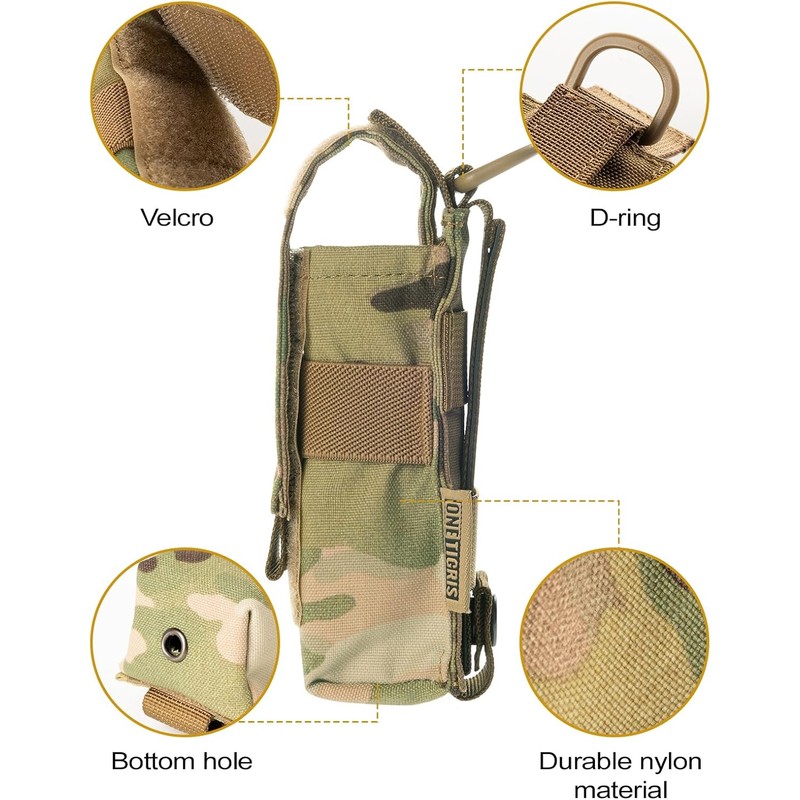 OneTigris Flashlight Holster Flashlight Holder Molle Flashlight Holster Tactical Flashlight