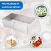 LDHHYH Set of 2 Baking Frames, Rectangular, Adjustable, Adjustable: 15.5-28