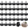 Lasnten 36 Pcs M6 Thread Adjustable Furniture Levelers Screw in