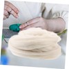 OSALADI Natural Roving Wool Fiber for Needle Felting Soft DIY