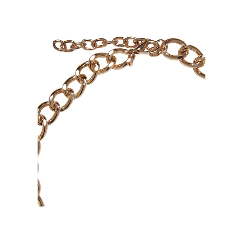 Urban Classics Accessories Comet Crystal Necklace, Metal, No Gemstone