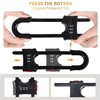 4 Pack U-Shaped Sliding Cabinet Locks Multifunctional Child Safety Lock