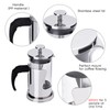 350ML 304 Stainless Steel & Glass Heat Resistant French Press