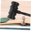 Operitacx Handmade Wooden Gavel Hammer Set Judge Mallet with Comfortable