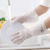 Nitrile rubber gloves kitchen cleaning dishwashing pvc gloves, LL_3 sets